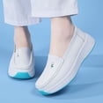thumbnail image 4 of MGEZCOO Women’s Slip-On Nurse Shoes for Work – Lightweight Non-Slip Comfortable Nursing Loafers with Breathable Shock-Absorbing Insole, 4 of 7