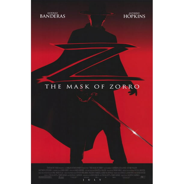 The Mask of Zorro (1998) 11x17 Movie Poster - Walmart.com