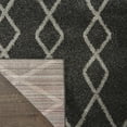 thumbnail image 5 of Nourison Geometric Shag Tribal Charcoal 8'10" x 12' Area Rug, (9x12), 5 of 9