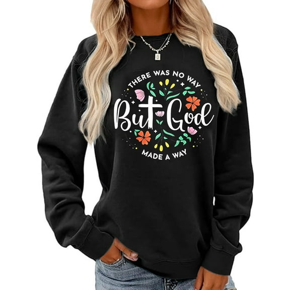 God Christian Shirts Women Jesus Faith Shirt Bible Verse Gifts Shirt Religious Long Sleeve Top