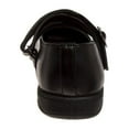 thumbnail image 5 of French Toast Little Kids Girls' Faux Leather Buckle School Shoes - Black, 4, 5 of 8