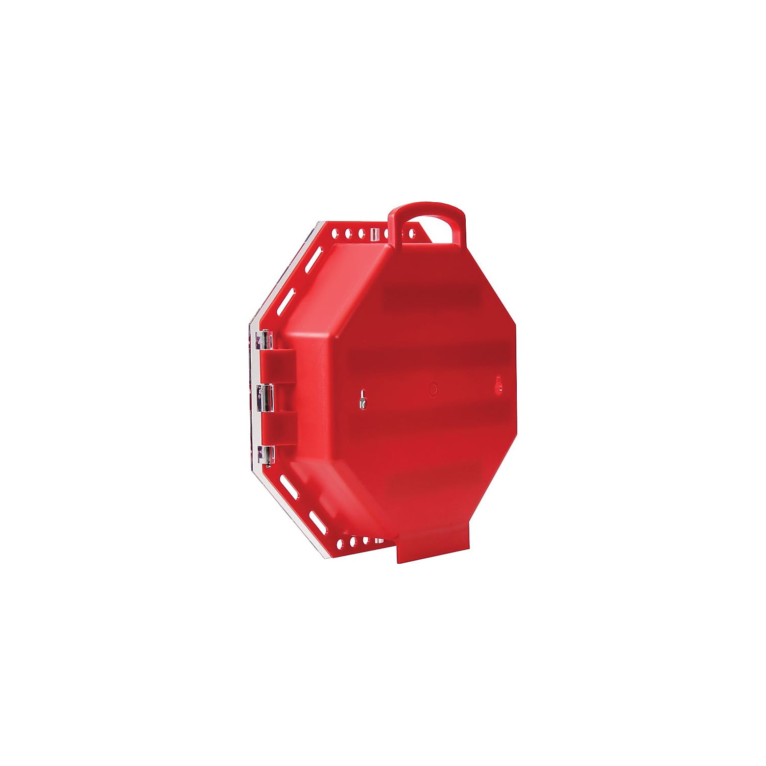 Accuform STOPOUT Look n Stop Plastic Group Lock Box Red (KCC624