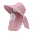 thumbnail image 2 of Mdesiwst Cycling Hat Sunshade Face Neck Protection Wide Brim Breathable Anti-slip Anti-UV Elastic Band Gardening Outdoor Women Cap Headwear, 2 of 6