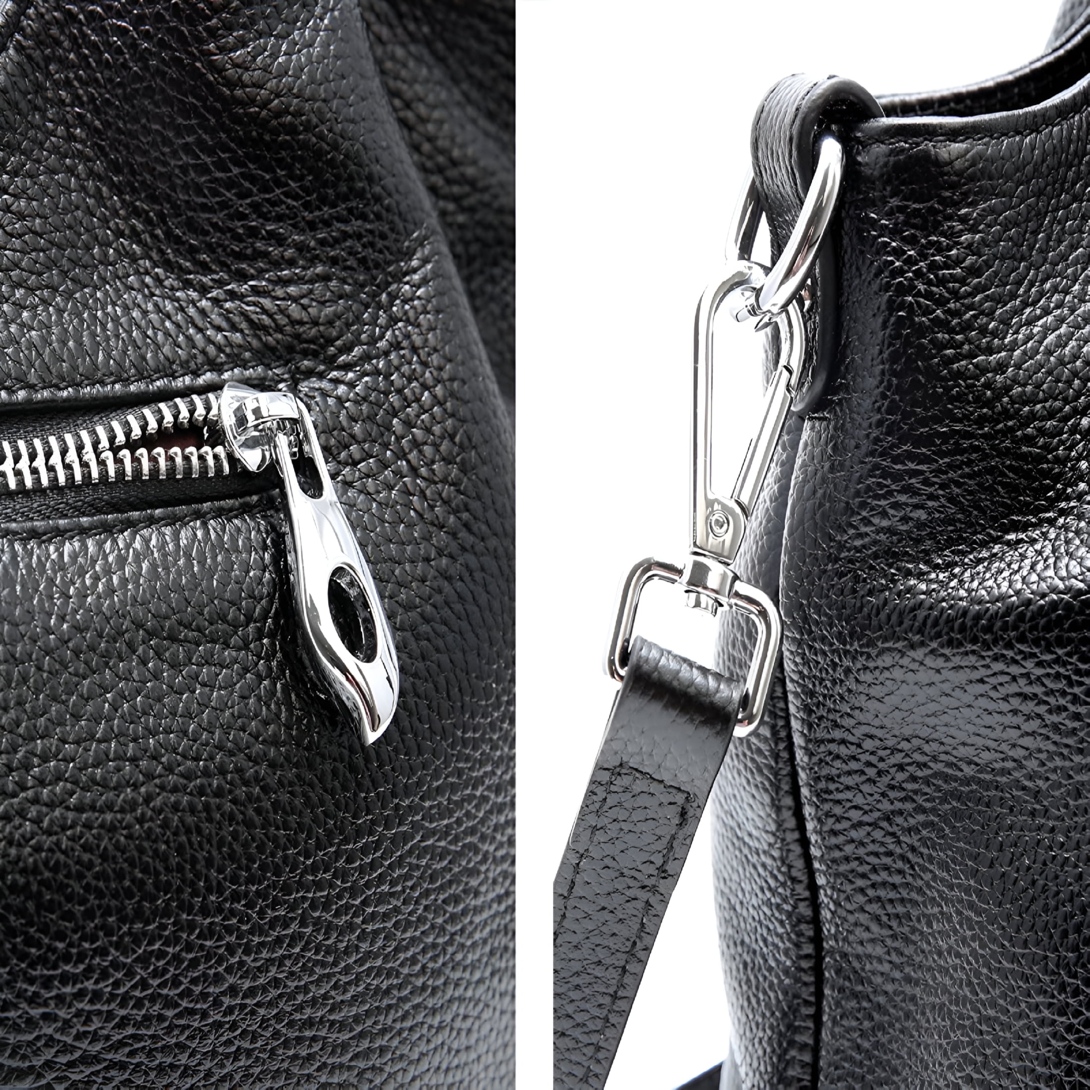 GASTROPOD Genuine Leather Purses and Handbags for Women Top Handle Satchel Large Work Tote Shoulder Crossbody Bag Black