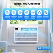 KISSAIR Window Air Conditioner, for Small Room AC Unit air conditioner Easy Installation, Cools up to 350 Sq. Ft