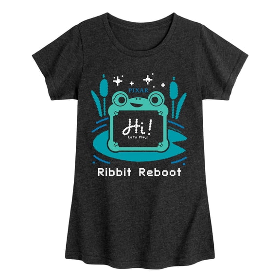 Toy Story 5 - Ribbit Reboot Tablet - Youth Girls Fitted Short Sleeve T-Shirt