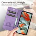 thumbnail image 2 of for Google Pixel 9 / 9 Pro Wallet Flip Case, Premium PU Leather Kickstand Card Slots Classic Business Magnetic Ultra Slim Full Body Protection Women Men Boys Girls for Google Pixel 9 / 9 Pro, Purple, 2 of 10