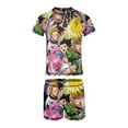 thumbnail image 5 of Fashion Boys Rash Guard Set Short Sleeve Bathing Suit Swim Trunks – 2 Piece Swimsuits, 5 of 7
