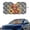 Cow Print Sunflower Cow, variant on Aplkyhs Purple Sunset Palm Tree Car Windshield Sun Shade Foldable Sun Shield Protector Blocks for Most SUV Truck Hatchbacks Sun Blocker Visor for Sun Heat and UV Rays