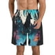 thumbnail image 1 of Balery Artistic Moon Valley Wolf Traje de Baño Estilo Hawaiano para Hombre, Shorts de Secado Rápido con Bolsillos-3X-Large, 1 of 6
