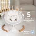 thumbnail image 4 of Jool Baby Nova Nature Swing for Newborns with Wood Accents - Bluetooth & Remote Control (Updated Model, Oatmeal), 4 of 8