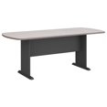 thumbnail image 1 of Bush Business Furniture Series A-C 79W x 34D Racetrack Oval Conference Table in Pewter, 1 of 6