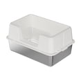 thumbnail image 1 of Caja de arena para gatos, bandeja de arena de lado alto, antisalpicaduras, contenedor de arena para gatos de lado alto, bandeja de arena para mascotas 50cmx35cmx28cm, 1 of 8