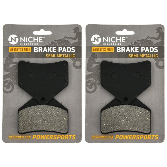 Niche Brake Pad Set Arctic Cat CrossFire Lynx 2000 Rear Semi-Metallic 2 Pack 519-KPA2501D