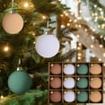 thumbnail image 6 of Christmas Balls 2.36"/12Pc Texture Christmas Ornaments Plastic Xmas Tree Decorative Balls Hanging Ornaments Christmas Indoor Decoration Balls For Birthday Holiday Wedding Decorations, 6 of 7