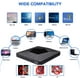 thumbnail image 3 of Blu Ray External 3D Drive Reader, Ultra Slim USB 3,0 y Type-C Blu Ray Optical CD DVD Drive para Mac OS, Windows Xp/7/8/10, PC portátil (Negro), 3 of 7