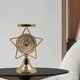 thumbnail image 1 of Portavelas decorativo de hierro, portavelas , portavelas, portavelas para iglesia, comedor, , decoración de cocina Estrellas Macarena Porta vela, 1 of 7