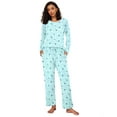 thumbnail image 2 of Ekouaer 2 Pack Women's Pajama Set Long Sleeve Top with Jogger Pants Lounge Sets Sleepwear Loungewear with Pockets, 2 of 6