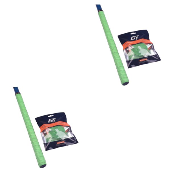 Naiovety Tacky PU Overgrip Tapes Agarre Antideslizante Transpirable Antideslizante Accesorios deportivos verde verde 2Conjunto