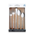 thumbnail image 3 of Mainstays 20-Piece Armatto Silver Matte Stainless Steel Flatware Set (Service for 4), 3 of 6