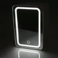 Personal Chiller LED Lighted Mini Fridge with Mirror Door Refrigerator