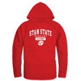 thumbnail image 1 of W Republic 561-208-RED-01 Men Cal State Stanislaus Warriors Alumni Hoodie, Red - Small, 1 of 1