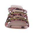 thumbnail image 3 of Aldo Womens Trelidda Snake Print Slip On Strappy Sandals Pink 8.5 Medium (B,M), 3 of 3
