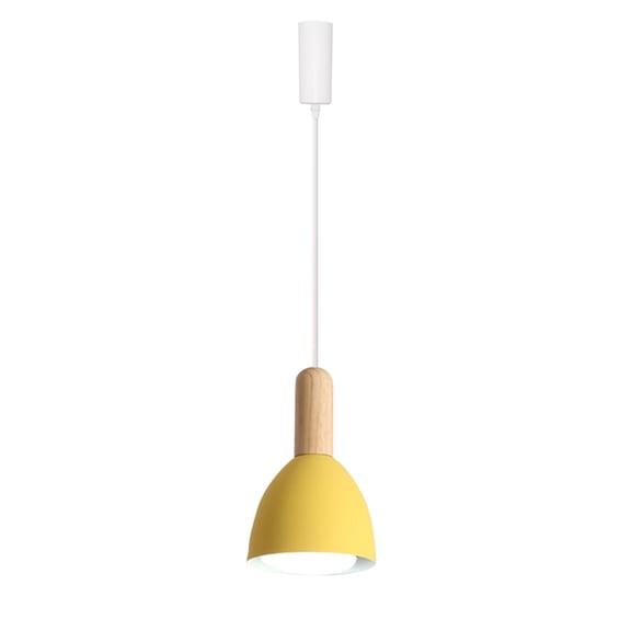 Kiven H-Type Track Lighting, 1-Light Modern Halo Track Pendant Light with Iron Shade, Track Light Pedant Adjustable Length for Bedroom Kitchen Island Home Lighting