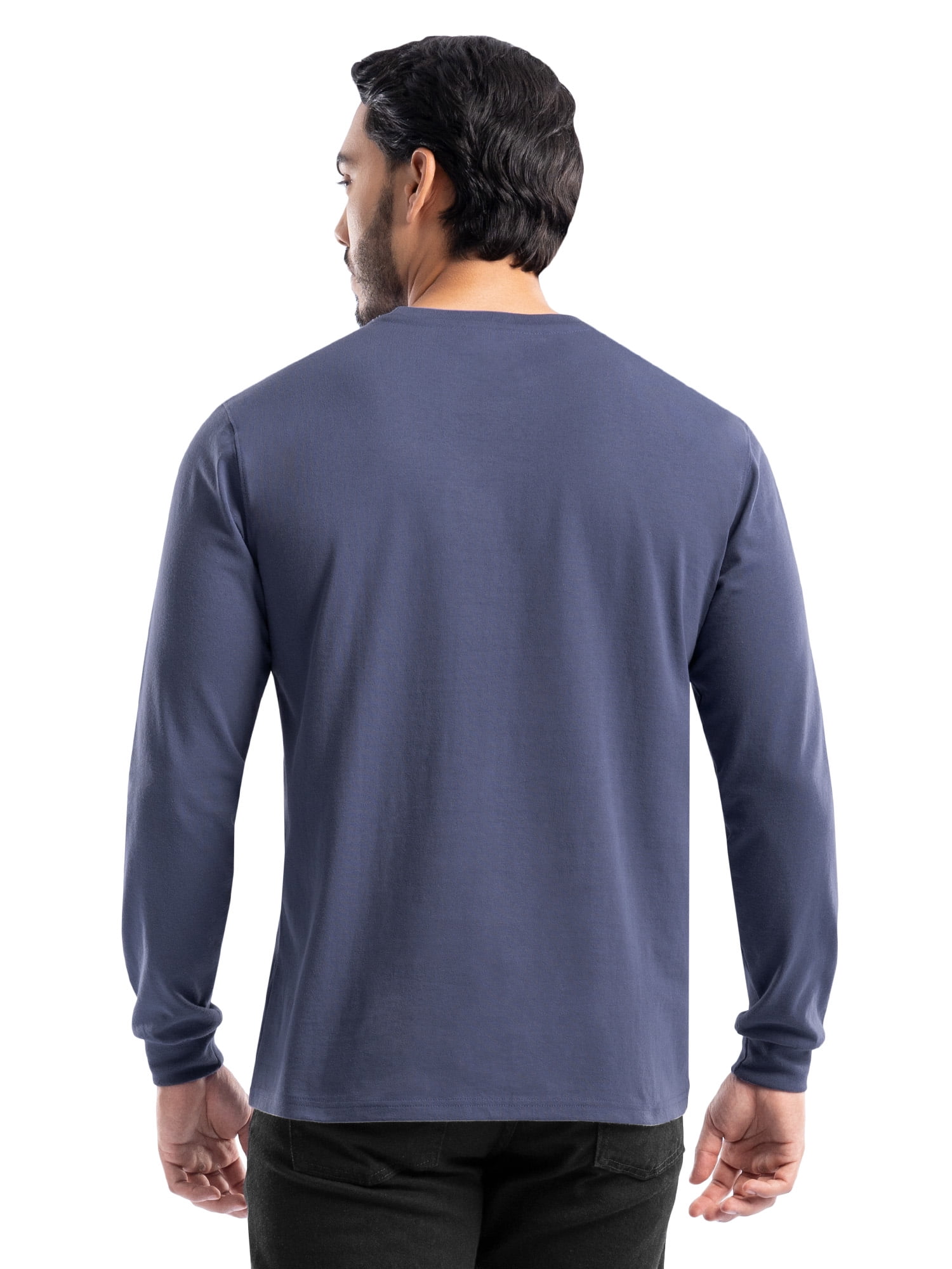 Wrangler Workwear Men's Long Sleeve Heavyweight Work Pocket T-Shirt, Size S-5XL (Men's and Big Men's)
