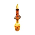 thumbnail image 2 of JHyouerji Candlestick Lamp,Skeleton Hand Skull LED Candlestick Lamp, Flickering Spooky Tabletop Ornament for Mantel Haunted House Indoor Halloween Party Home Decor, 2 of 6