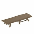 thumbnail image 4 of WestinTrends Malibu Outdoor Chaise Lounge Set of 2, All Weather Poly Lumber Patio Pool Lounge Chair with 5 Posistions Backrest, Weatherwood, 4 of 9