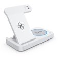thumbnail image 2 of Cargador inalámbrico de inducción 3 en 1, compatible con iPhone 14 13 12 11 Pro Max/Plus/XR XS X Und iwatch Estación de carga rápida plegable, compatible con Apple Watch/Airpods, 2 of 2