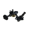 thumbnail image 4 of Acoustic Guitar String Tuning Pegs Kit with Screw Ferrule Universal Tuners Open Tuning Standard Accessories Black, 4 of 10