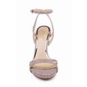 Jewel Badgley Mischka Arianna Shimmering Platform Stiletto