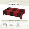 thumbnail image 6 of Rectangle Table Cloth, Clan MacLeod of Raasay Red and Black Tartan Plaid Resistant Washable Tablecloth Decorative Table Cover for Dining, Indoor and Outdoor, 6 of 6