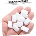thumbnail image 4 of EcoNesxp 100pcs Iron Protectors White Wire Gutter Grille Protectors, 4 of 5