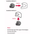 thumbnail image 1 of Funda Para Casco De Moto Funda de felpa para casco con orejas grandes y flexibles para montar a caballo (unicornio blanco) Sywqhk Accesorios para autos y motos, 1 of 9