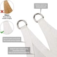 thumbnail image 2 of Custom Sun Shade Sail, Breathable Design, High-Quality Construction, Heavy Duty, For Enhancing Outdoor Privacy (5x5x7.1M), 2 of 5