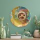 thumbnail image 5 of Pookoo Plato decorativo de porcelana fina (bone china), plato decorativo de cerámica para hogar, oficina, soporte de pared, platos decorativos para dormitorio - 6 pulgadas (15 cm), 5 of 6