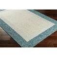 thumbnail image 3 of Surya Elena 96x120" Hand Tufted Rectangle Modern Wool Rug in Teal Blue/Cream, 3 of 6