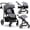 Gray, variant on INFANS 2 in 1 Baby Stroller, High Landscape Infant Stroller, Foldable Pushchair with Adjustable Canopy, Cup Holder, Storage Basket, Suspension Wheels (Pink)