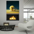 thumbnail image 6 of Epic Art 'Yoga Chick Plow Pose' by Lucia Heffernan, 36"x36", 6 of 8