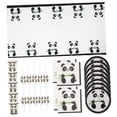 thumbnail image 6 of Worgeous Assorted Color Panda Birthday Party Supplies Set Includes Tablecloth Plates Cups Napkins Straws 51pcs Paper, 6 of 8