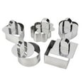 thumbnail image 1 of Pastel De Acero Inoxidable, Cortadores De Galletas De Ratón Con Tapa De Empuje, Cortadores De Galletas De Fondant Diy, Herramientas Para Hornear Para Decoración De Pasteles Guardurnaity HA043638-05, 1 of 6