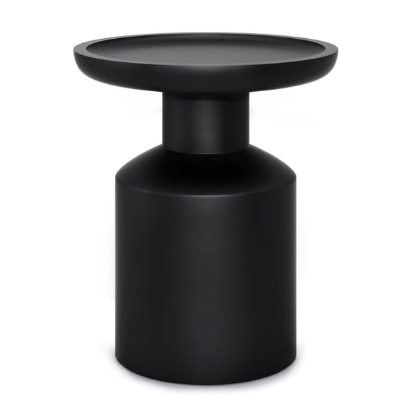 Simpli Home Haynes 16 inch Wide Solid Mango Boho Accent Table in Black, Assembled