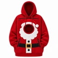 thumbnail image 2 of Pet Holder Hoodie,Christmas Oversized Hooded Sweatshirt with Front Carry Pocket for Small Cats and Dogs, Cozy Casual Long Sleeve Top, 2 of 6