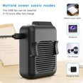 thumbnail image 3 of Mini ventilador de cuello y cintura, 3 velocidades, funciona con pilas de 4000 mAh, 3 of 8