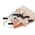 thumbnail image 3 of Bolso Hombro para Mujer Mano Con Cordón Viajes Al Aire Libre (caqui), 3 of 4