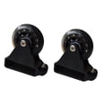 thumbnail image 3 of S SERENABLE 2 Pieces Ladder Leveling Casters Black Ladder Balance Bar Wheels for Shelves, 3 of 9