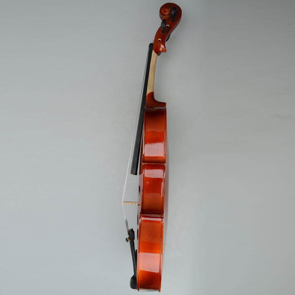 16" Acoustic Viola Set Premium Natural Wood, Includes Case, Bow & Rosin for Adults Nature